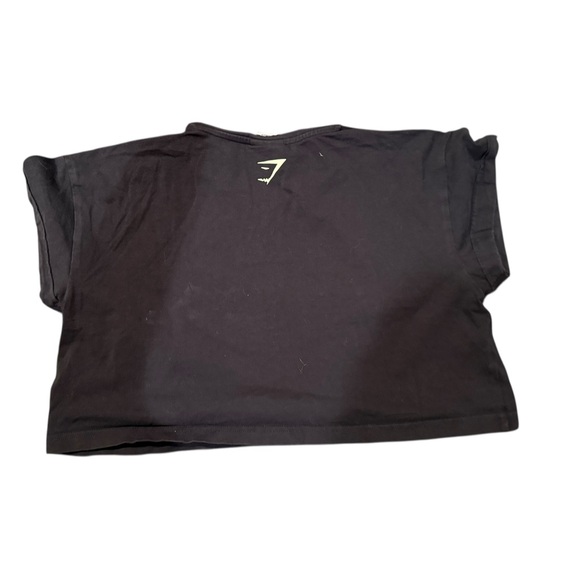 Gymshark Black and Green Crop Top - Picture 4 of 5